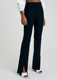 Midnight Maeve Front Slit Trouser | Women's Pant by Derek Lam