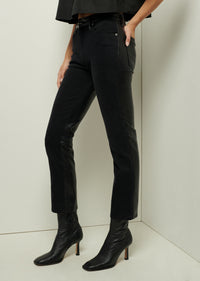Noir Kate High Rise Ankle Straight Leg Jeans | Women's Denim by Derek Lam