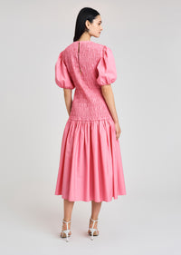 Peony Amaya Smocked Dress - Women's Dress by Derek Lam 10 Crosby