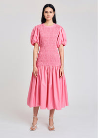 Peony Amaya Smocked Dress - Women's Dress by Derek Lam 10 Crosby