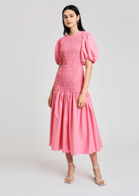 Peony Amaya Smocked Dress - Women's Dress by Derek Lam 10 Crosby