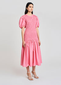 Peony Amaya Smocked Dress - Women's Dress by Derek Lam 10 Crosby