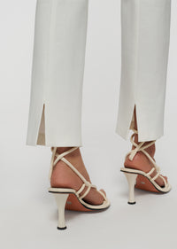 Soft White Bronte Cigarette Pants | Women's Pants by Derek Lam 10 Crosby