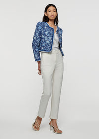 Soft White Bronte Cigarette Pants | Women's Pants by Derek Lam 10 Crosby