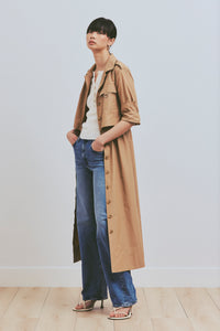 Janine Trench Dress - Camel
