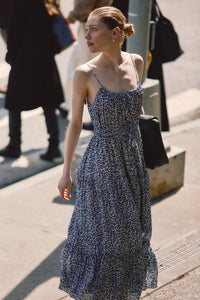 Abigail Maxi Dress - Marshmallow Navy
