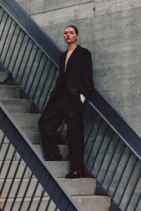 Blaire Relaxed Blazer - BLACK