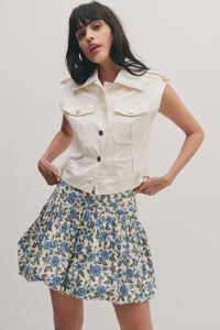 Persis Bubble Skirt - Blue Bell Floral