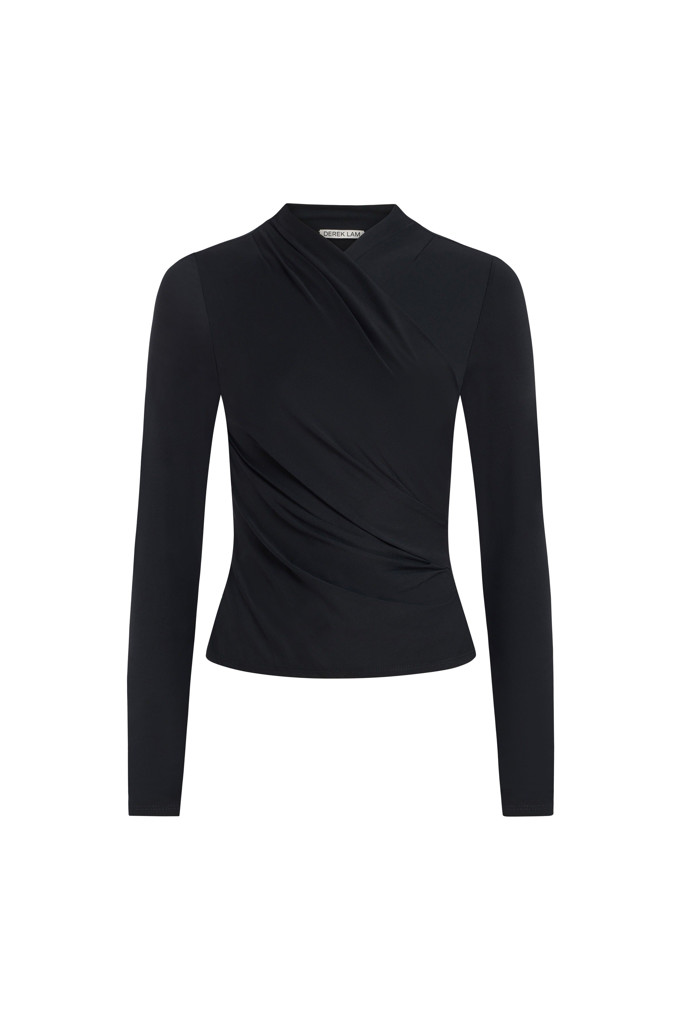Isaiah Long Sleeve Wrap Top