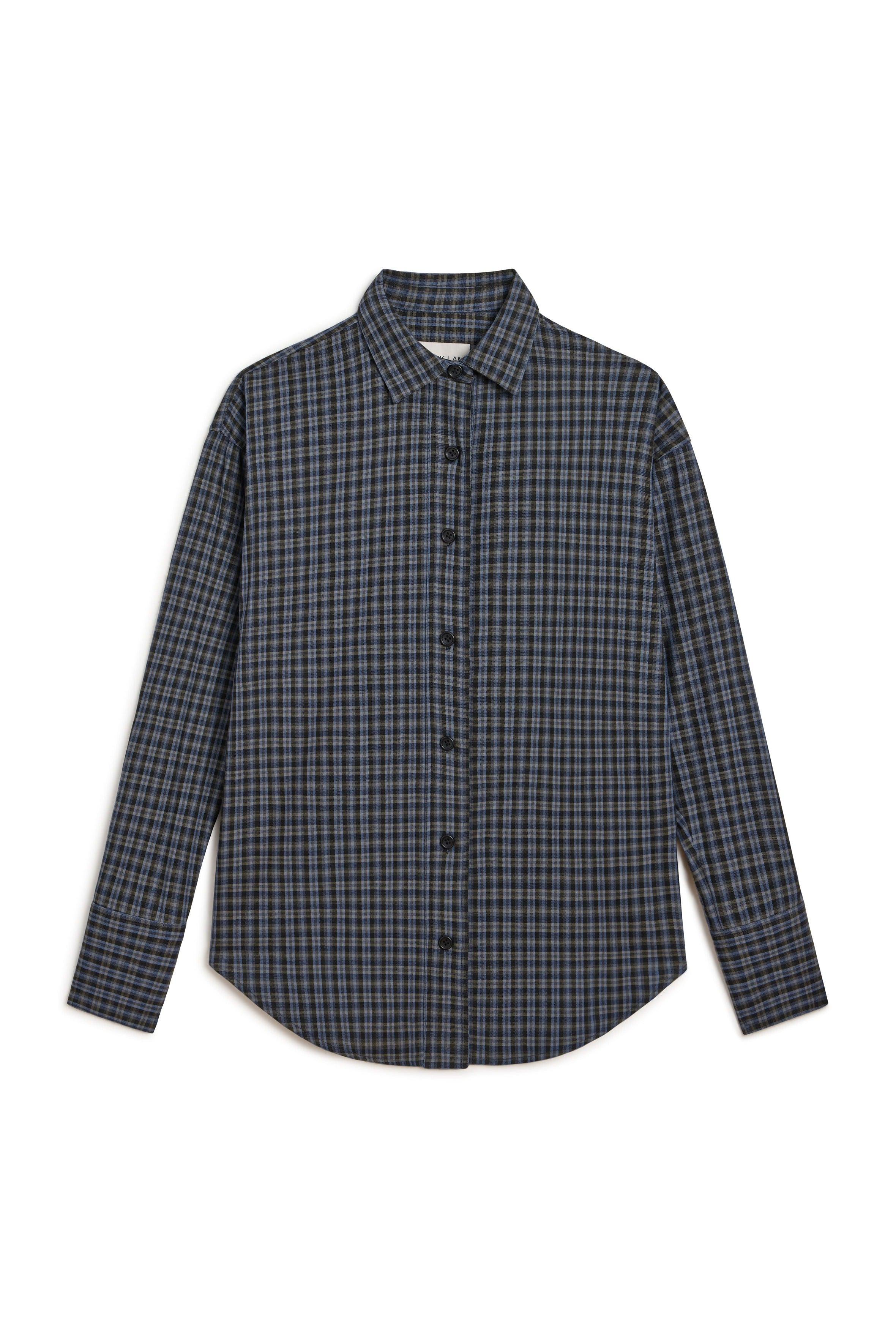 Max Rayon Plaid Relaxed Shirt