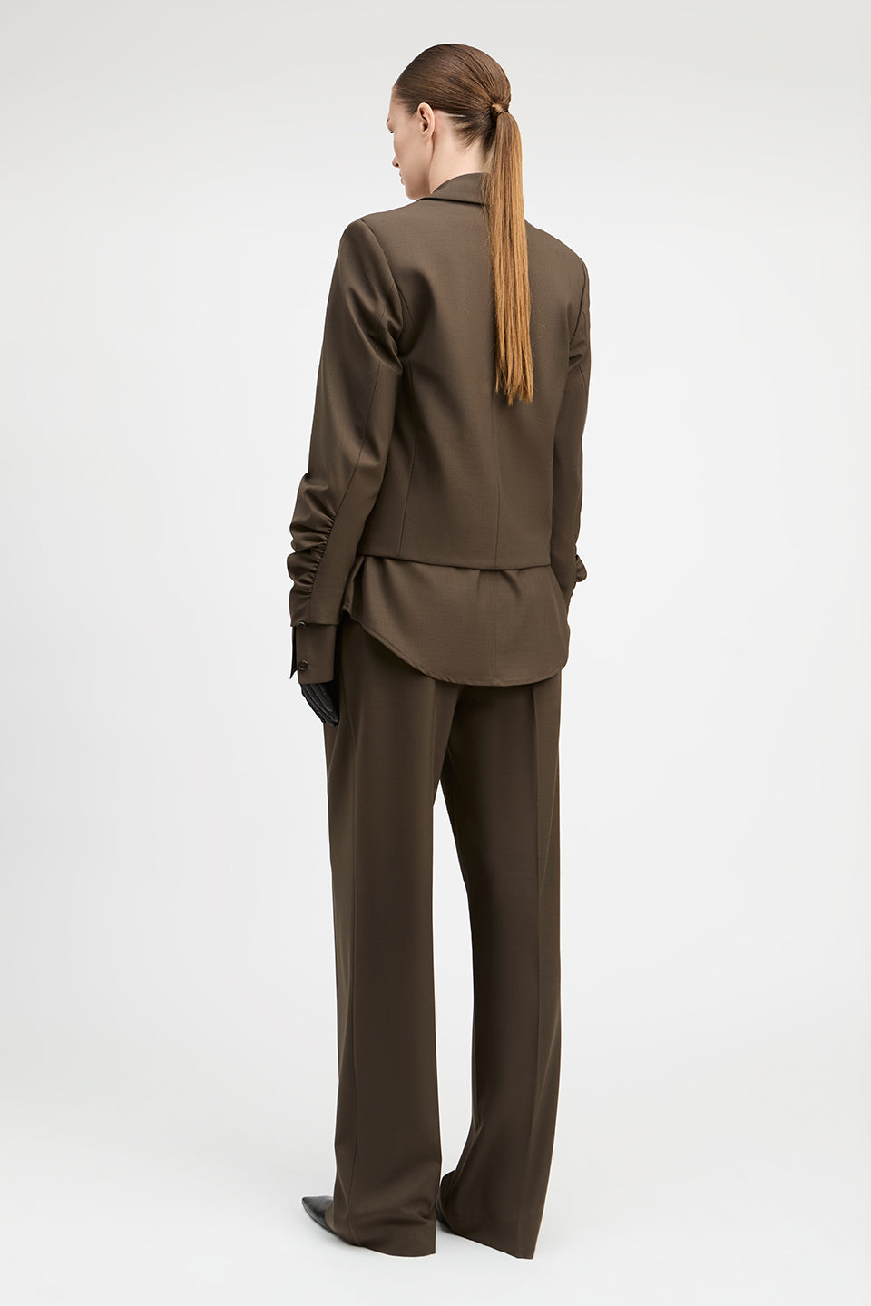 Charlie Crosshatch Stretch Single Breasted Blazer