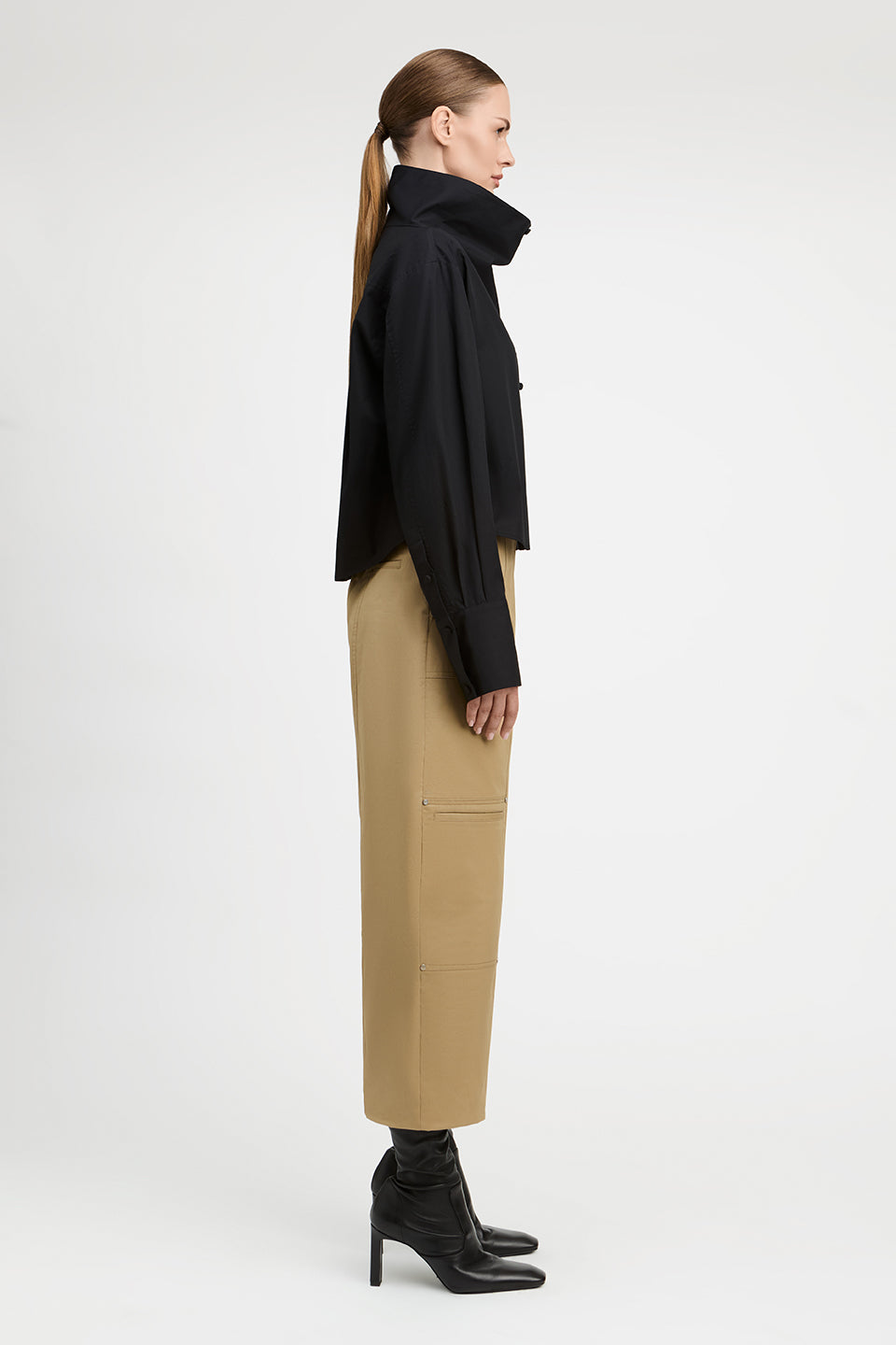 Bianca Funnel Neck Blouse