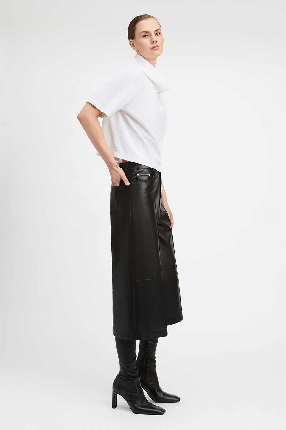 Jonathan Cotton Jersey Funnel Neck Tee