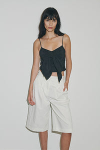 Celina Twill Short - Soft White