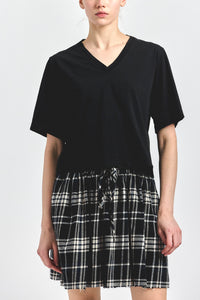 Generra Jersey V-Neck Crew Tee - Eclipse