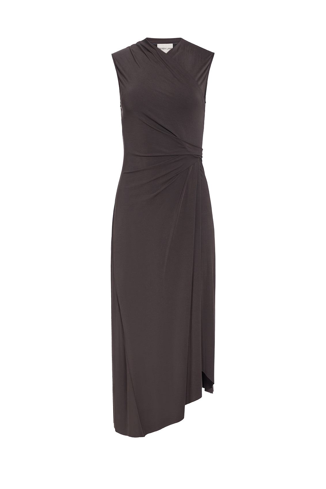 Amy Drapey Modal Jersey Faux Wrap Dress