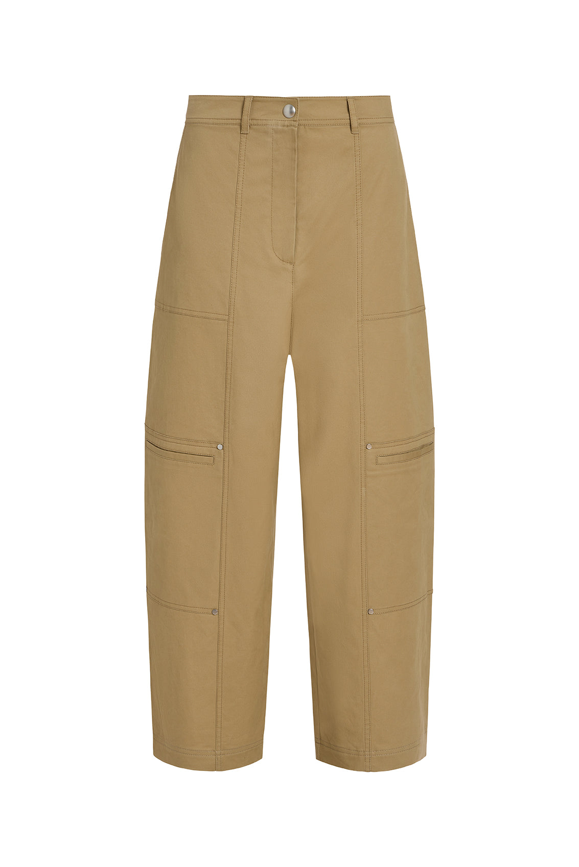 Bentley Peached Twill Slim Barrel Trouser