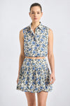 Persis Bubble Skirt - Blue Bell Floral