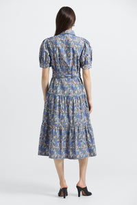 Buffy Dress - Blue Paisley