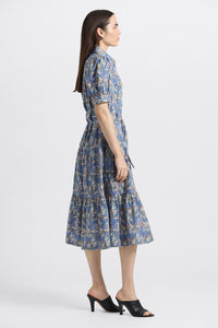 Buffy Dress - Blue Paisley