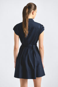 Azora Shirt Dress - Midnight