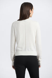 Thibeaut Long Sleeve Cardigan - Blanc De Blanc