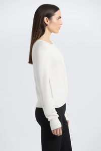 Thibeaut Long Sleeve Cardigan - Blanc De Blanc