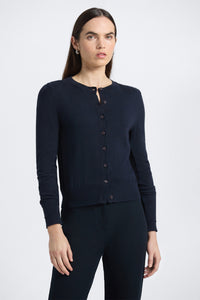 Thibeaut Long Sleeve Cardigan - Midnight