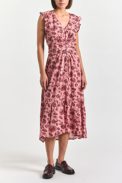 Kris Maxi Dress - Pink Multi – Derek Lam