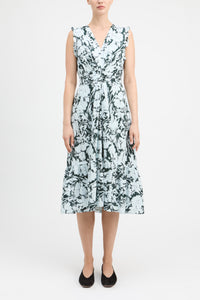 Kris Sleeveless Maxi Dress - Dark Emerald Fleur