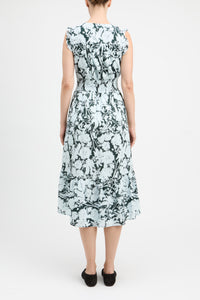 Kris Sleeveless Maxi Dress - Dark Emerald Fleur