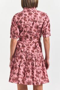 Luma A-Line Shirtdress - Pink Multi