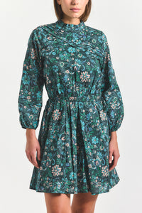 Marisol Dress - Teal Multi