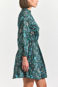 Marisol Dress - Teal Multi