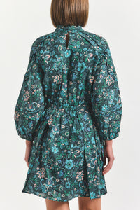 Marisol Dress - Teal Multi