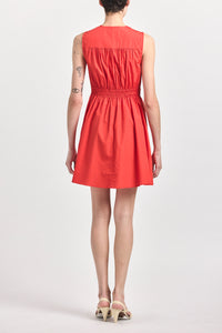 Nulla Twist Front Mini Dress - Red