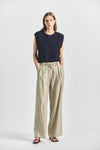 Archer Wide Leg Trouser - Silver Sage
