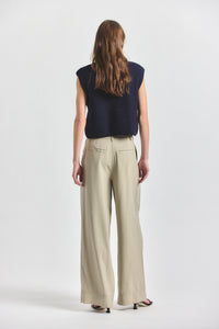 Archer Wide Leg Trouser - Silver Sage