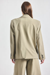 Poppy Oversized  Blazer - Silver Sage
