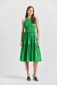 Sloane Keyhole Dress - Online Lime