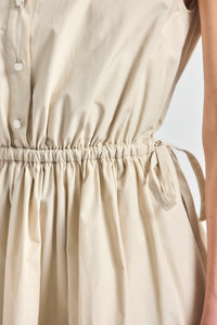 Tristan Shirt Dress - Oyster Gray