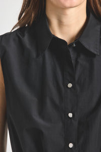 Tristan Shirt Dress - Black