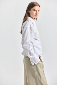 Gavin Wrap Top - White