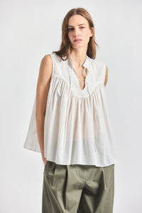 Chase Sleeveless Top - Marshmallow