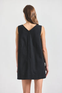 Xander Utility Tank Dress - Black