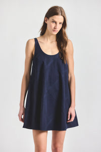 Emery Trapeze Dress - Dark Navy/Dark Navy