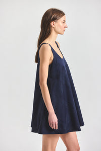 Emery Trapeze Dress - Dark Navy/Dark Navy
