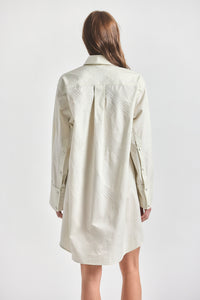 Piper Shirt Dress - Bone/Bone
