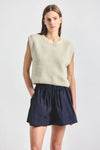 Louise Pull On Short - Dark Navy