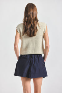 Louise Pull On Short - Dark Navy